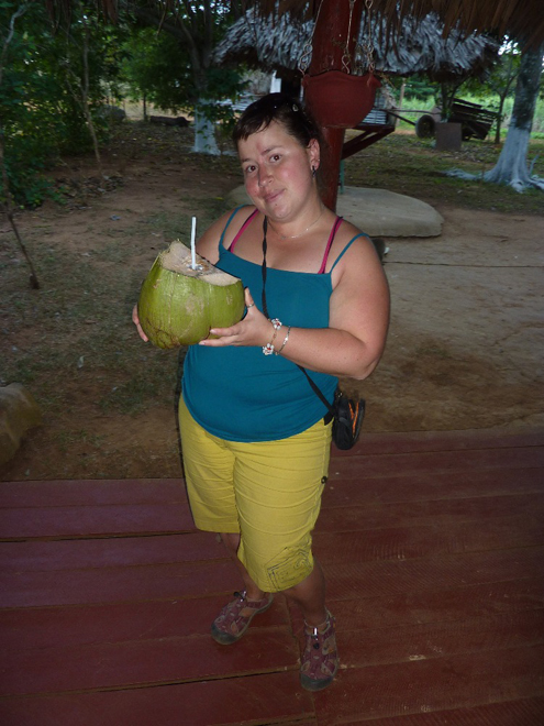 Stylové rozloučení s Kubou s kokosem v ruce ;-)