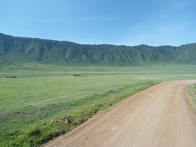 V kráteru Ngorongoro žije obrovské množství zvěře