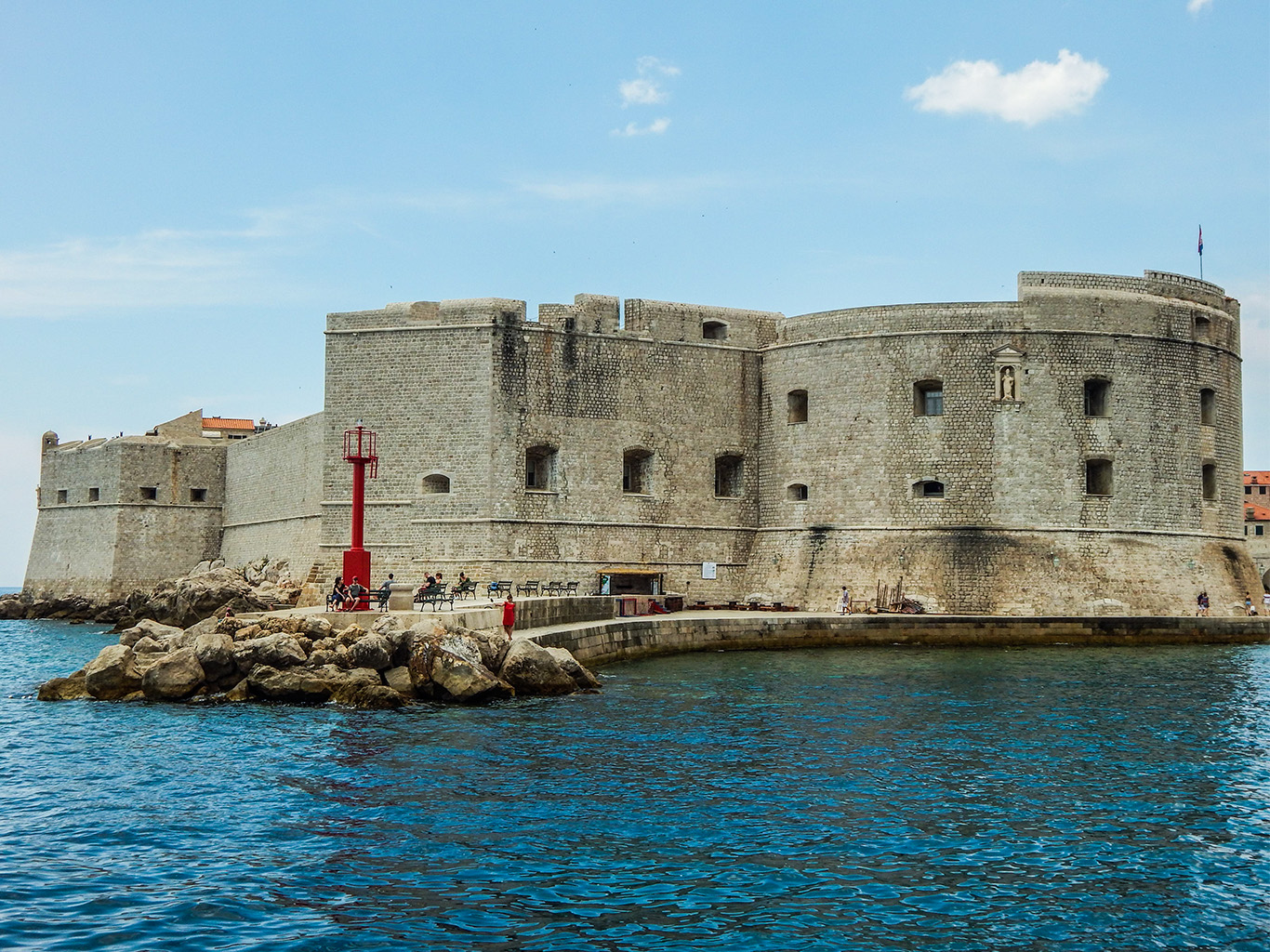 Hradby Dubrovniku patří k nejlépe dochovaným obranných komplexům v Evropě