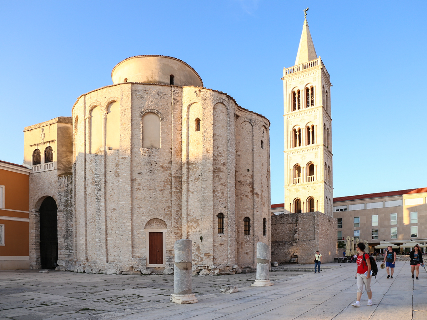 Centrum Zadaru se pyšní byzantským chrámem sv. Donáta z 9. století