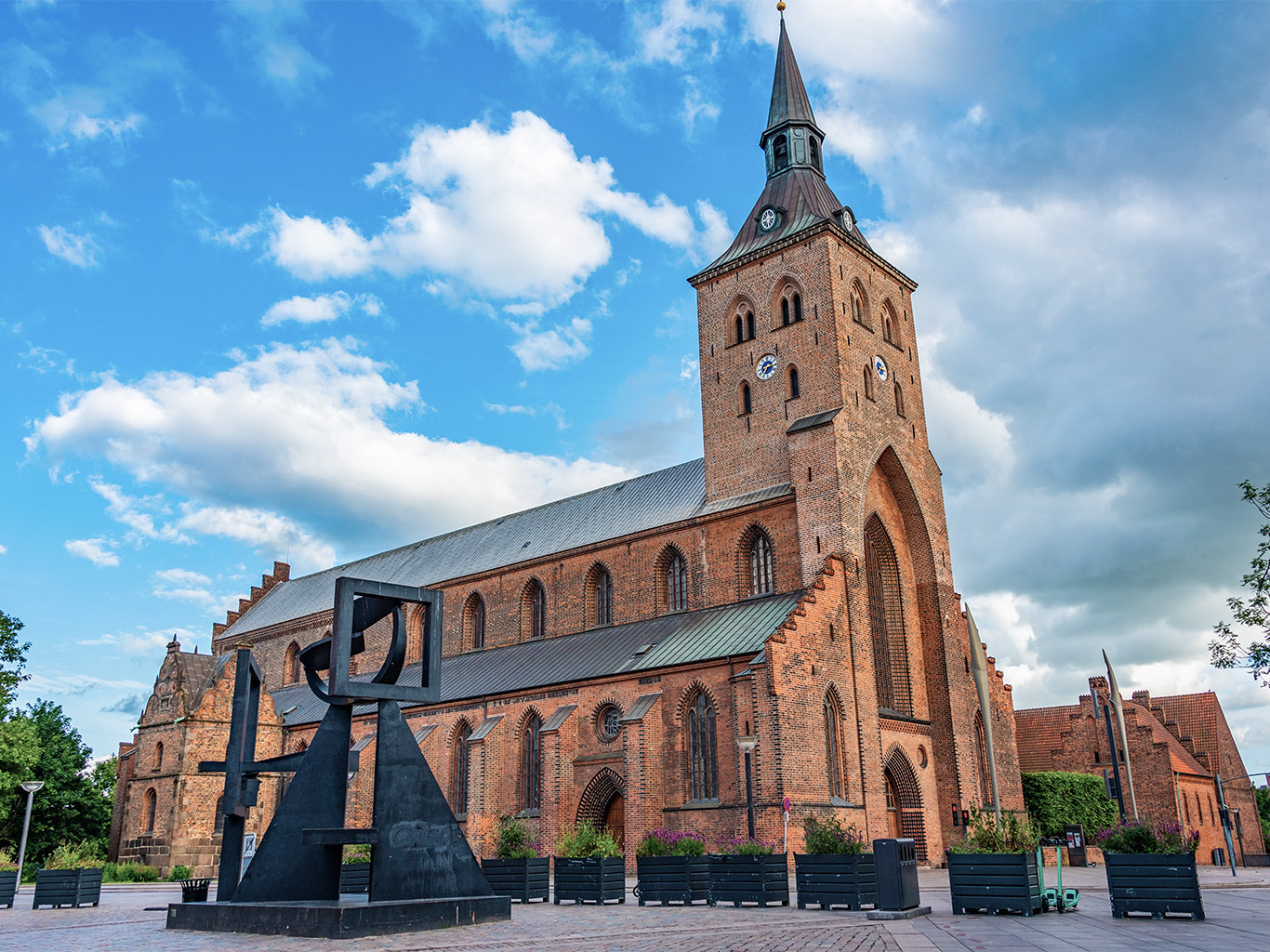 Odense je největším městem ostrova Fyn