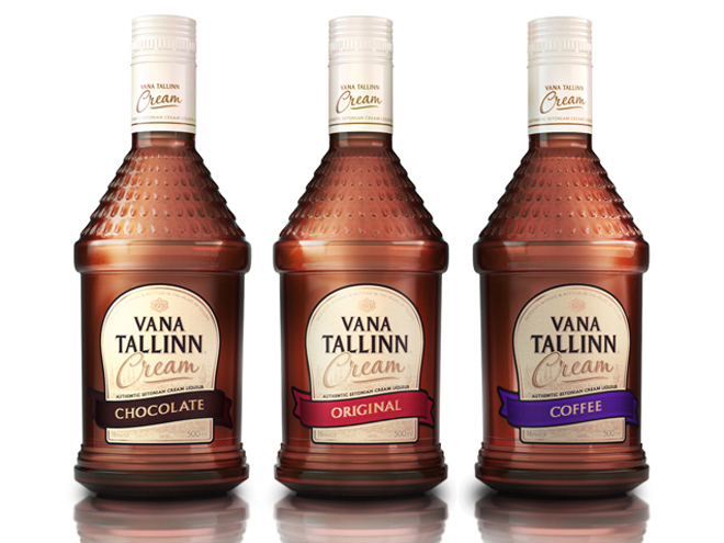 Sladký, na rumu založený, likér Vana Tallinn vyrábějící se ve vícero příchutích