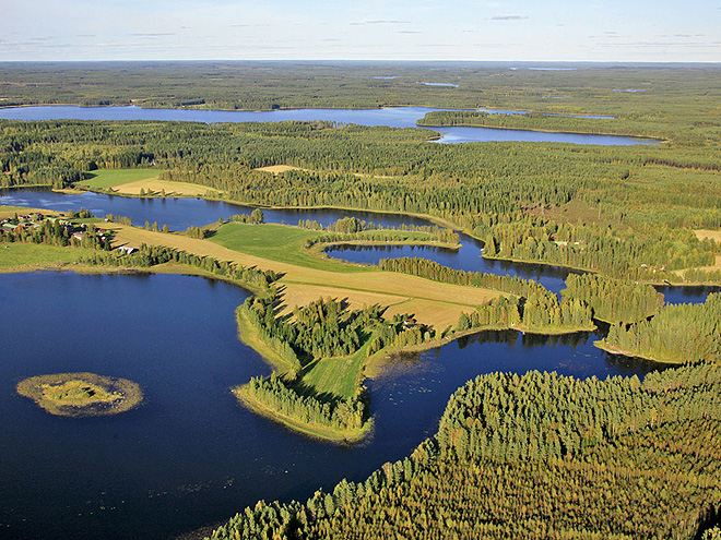 Jezerní oblast ve Finsku