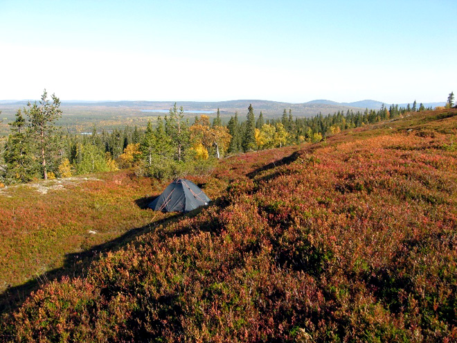 Podzim v Laponsku je neskutečně barevný
