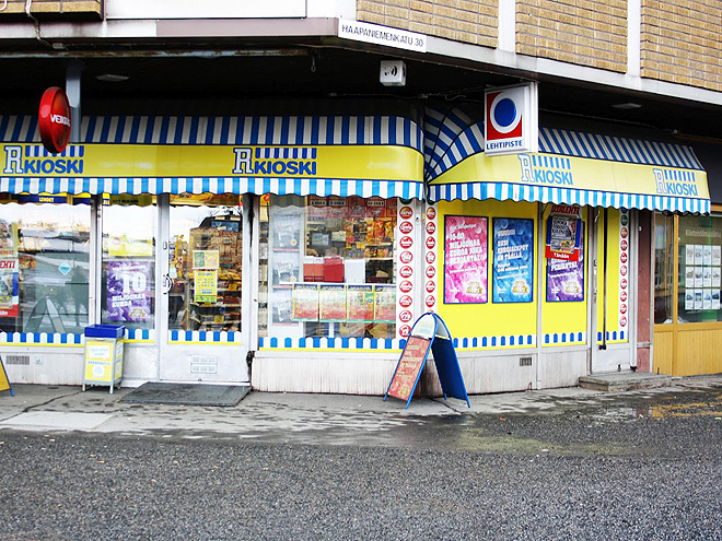 Menší obchůdky R-kioski