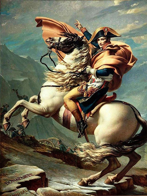 Francouzský vojevůdce Napoleon Bonaparte