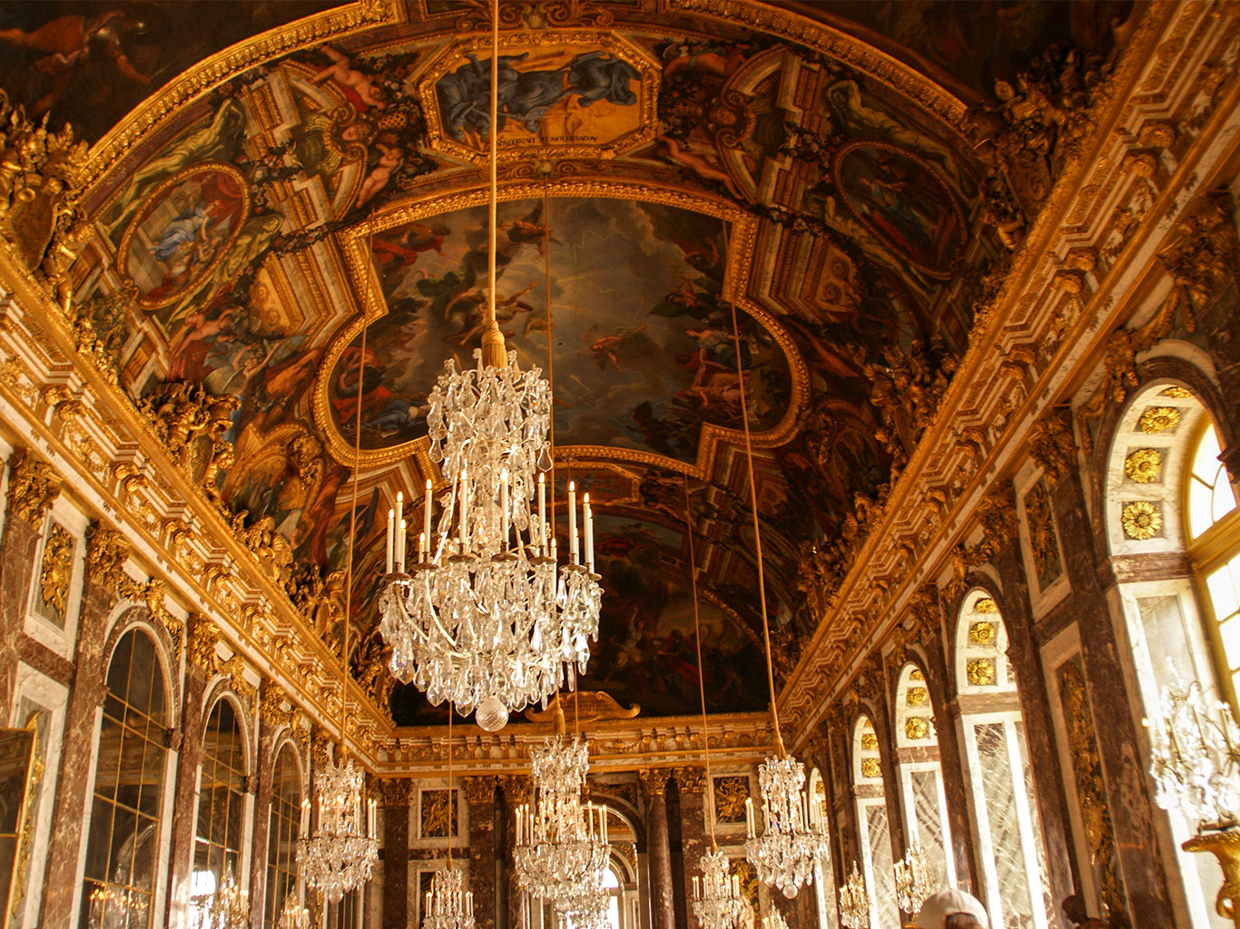 Zrcadlový sál ve Versailleském paláci