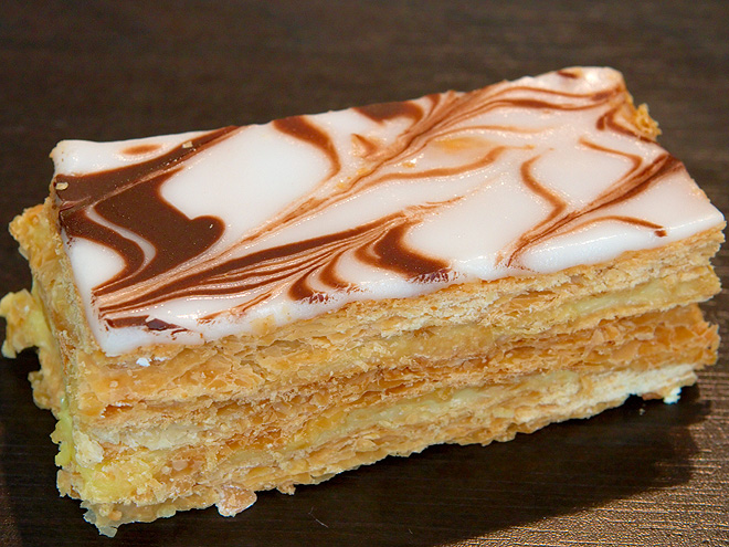 Mille-feuille - vanilkové nebo pudinkové řezy