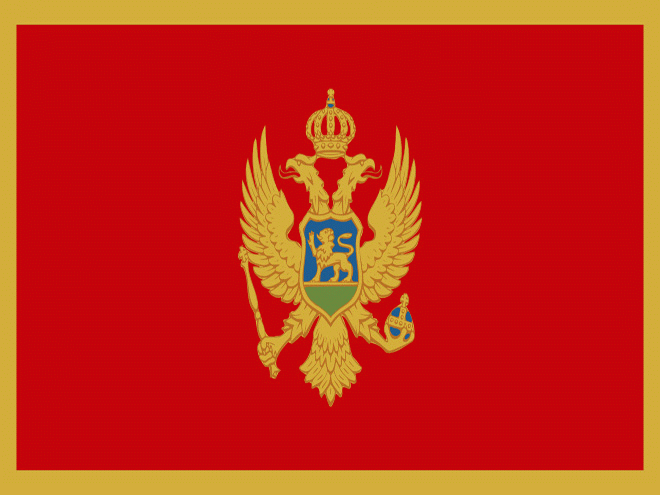 Vlajka Černé Hory
