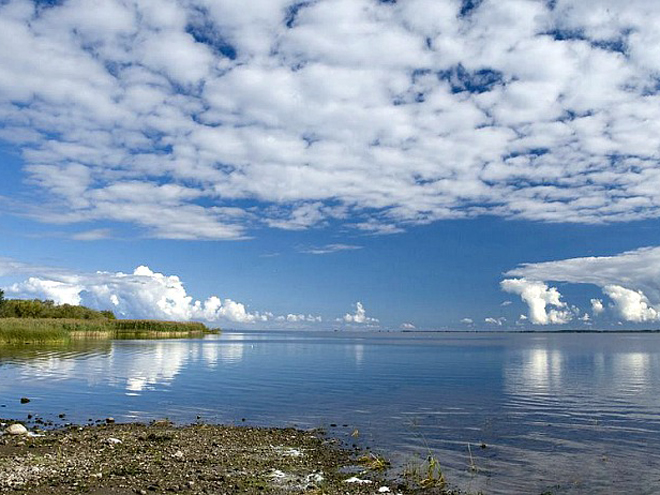 Čudsko-pskovské jezero je největší v Estonsku