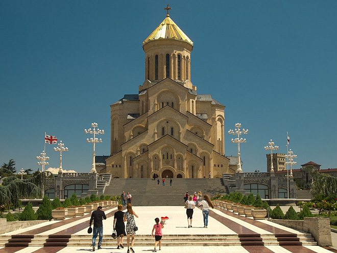 Pravoslavná katedrála Nejsvětější Trojice v Tbilisi