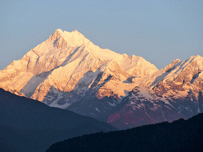 Kančendženga je nejvyšší hora Indie