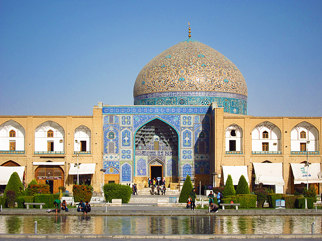 Mešita Šejcha Lotfolláha v Isfahánu, hlavním městě stejnojmenné provincie