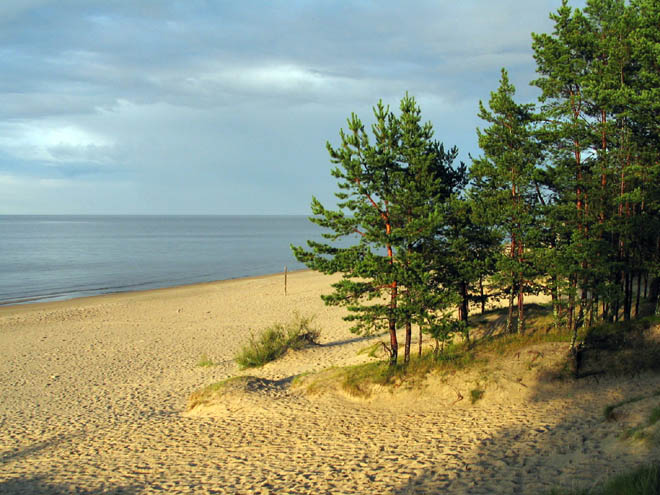 Písečné pláže Baltského moře