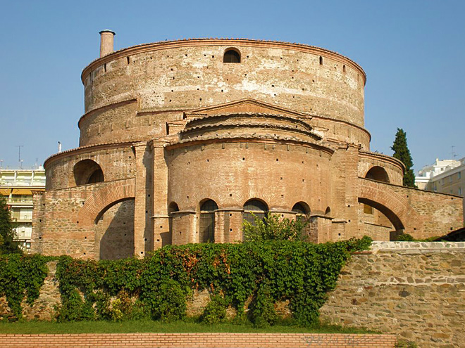 Soluňská rotunda je nejstarší kostel ve městě pocházející ze 4. století