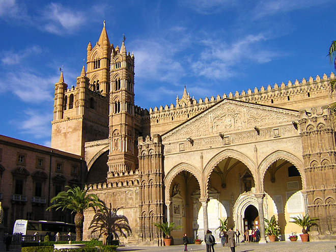 Katedrála v hlavním městě Palermu