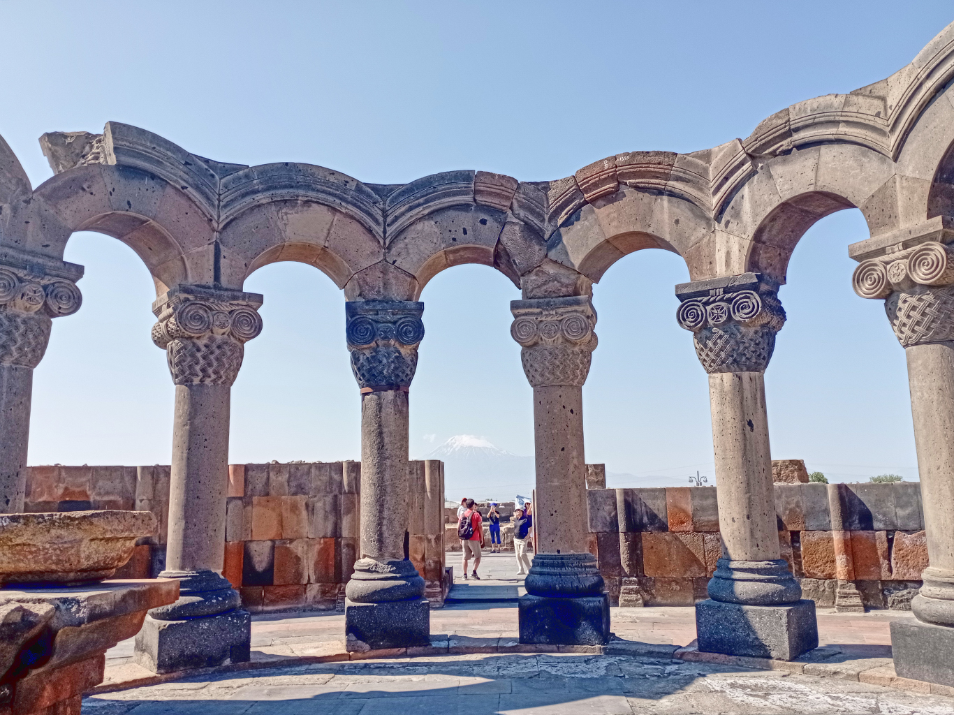 Ruiny katedrály Zvartnoc