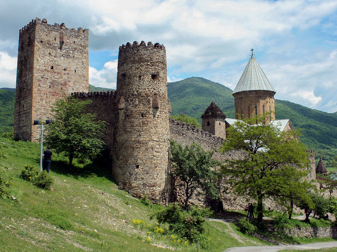 Gruzínský hrad Ananuri