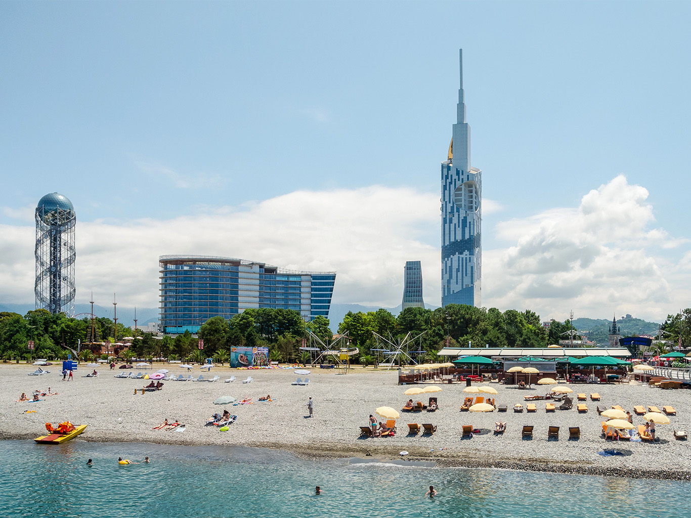 Pláž v Batumi