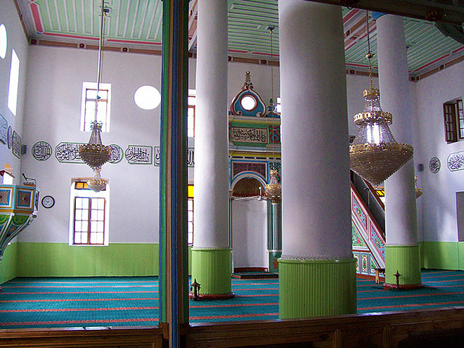 Tato mešita je jedinou zbývající mešitou ve městě