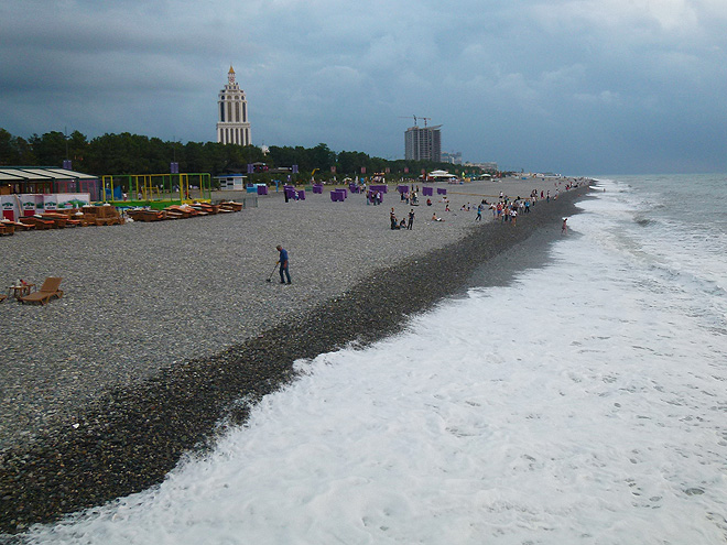 Pláž v Batumi