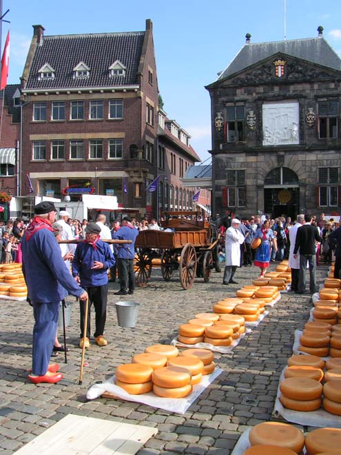 Sýrový trh v Goudě