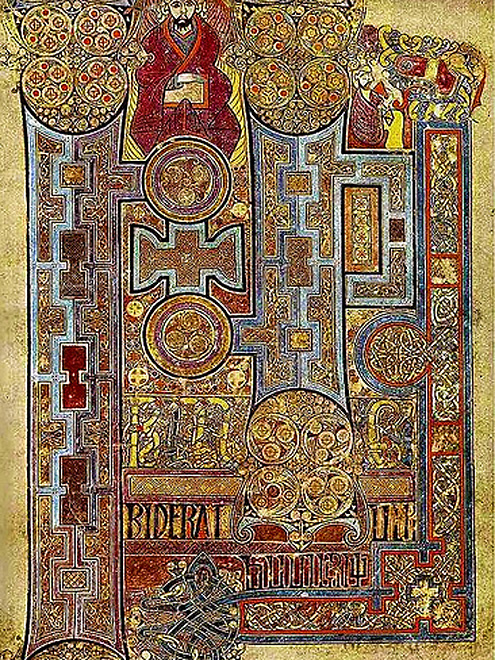 Vzácný kus ve sbírce univerzitní knihovny - rukopis Evangeliář z Kellsu