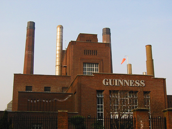 Guinness Brewery - místo, kde se vyrábí jedno z nejproslulejších piv na světě