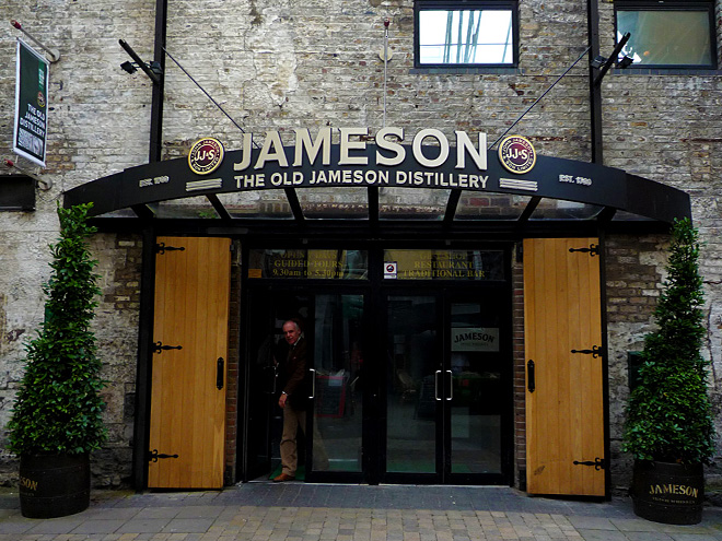 Old Jameson Distillery - stará palírna irské whiskey, kde se destilát dnes už nevyrábí