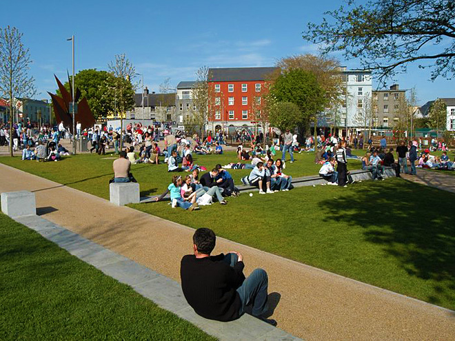 Eyre Square – hlavní náměstí města