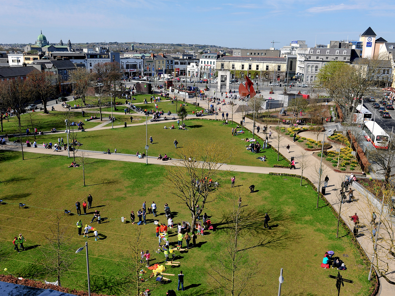 Eyre Square – hlavní náměstí města