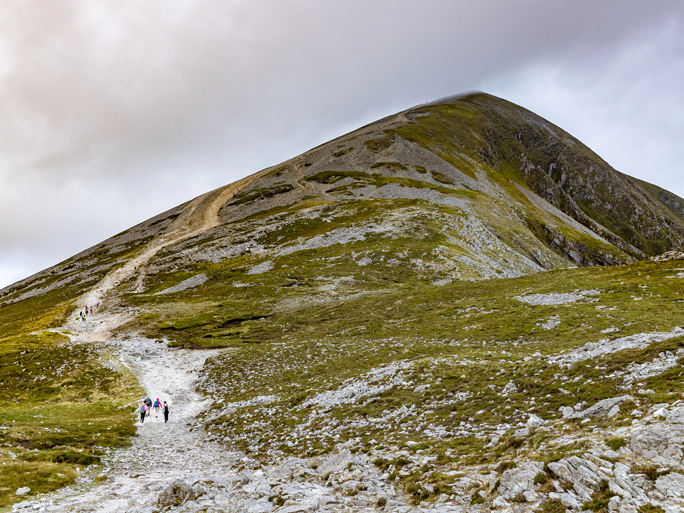 Svatá poutní hora Croagh Patrick