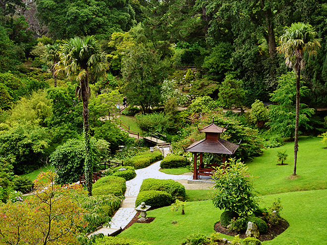 Japonská zahrada v Powescourt Gardens