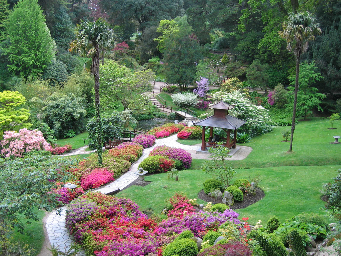 Japonská zahrada v Powescourt Gardens