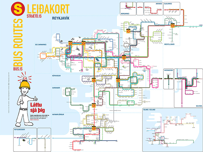 Autobusové linky v Rejkjavíku