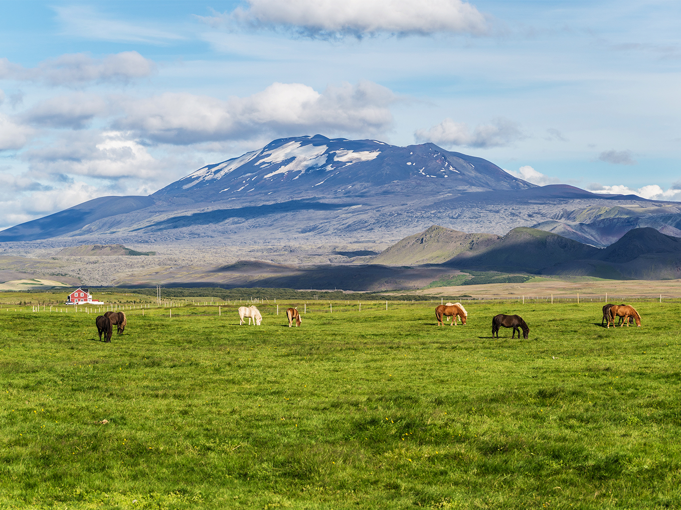Stále aktivní islandská sopka Hekla