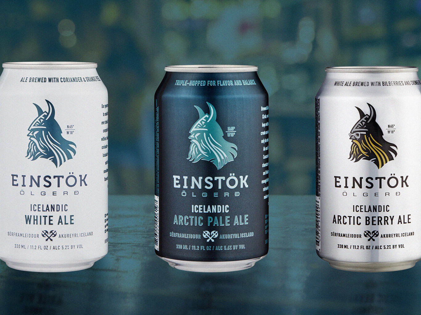 Islandské pivo značky Einstök se vaří ve městě Akureyri