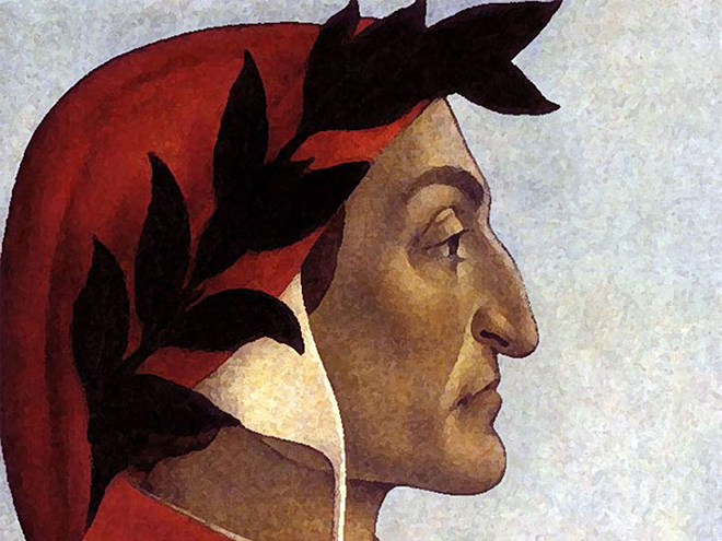 Dante Alighieri je považován za zakladatele spisovné moderní italštiny