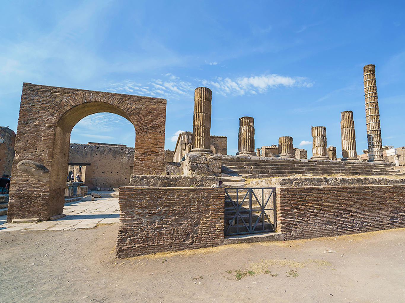 Ruiny starořímského města Pompeje
