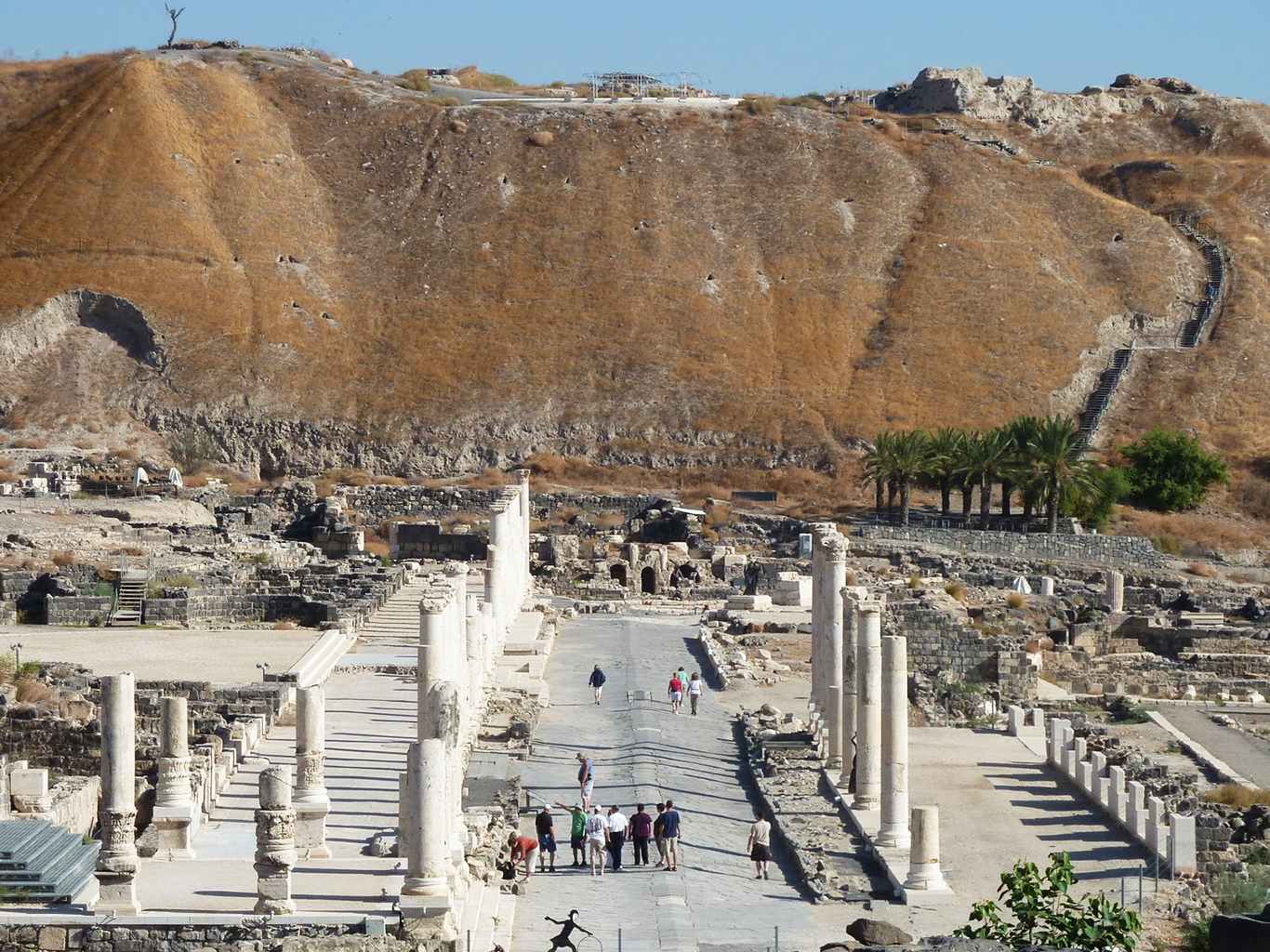 Archeologická lokalita Beit Šean je nejrozsáhlejším nalezištěm v Izraeli