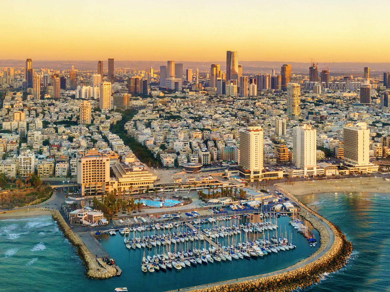 Dnešní Tel Aviv je kosmopolitní moderní město