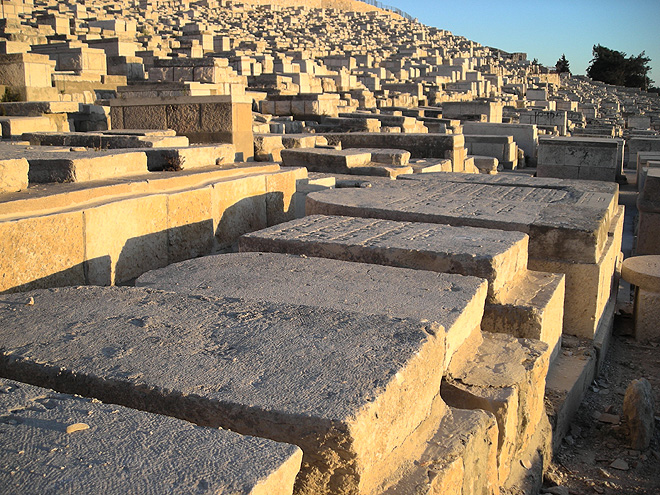 Židovské hroby na Olivové hoře