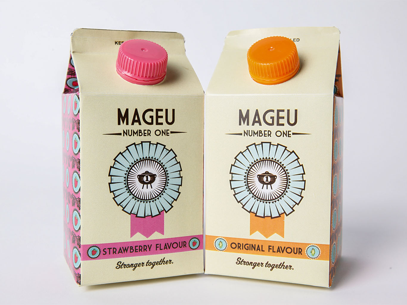 Mageu se vyrábí z fermentované kukuřičné kaše mielie pap