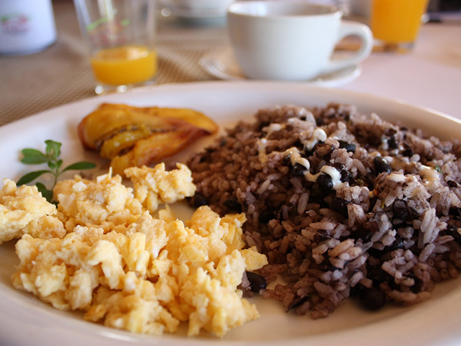 Gallo pinto je nejtypičtější kostarický pokrm