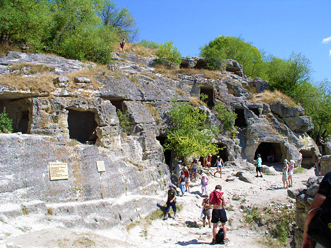 Čufut Kale je nejstarší skalní město na Krymu