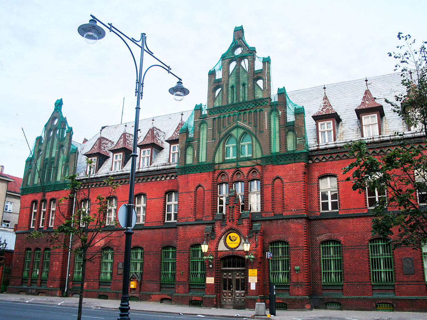 Budova hlavní pošty v Klaipedě byla postavena v r.1893