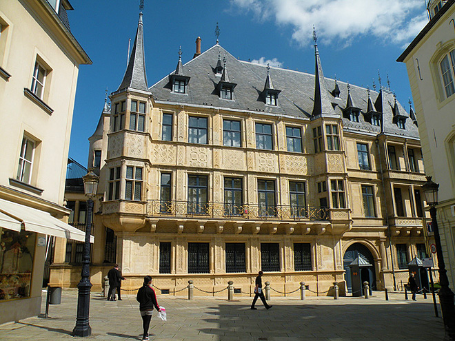 Velkovévodský palác je od 19. století oficiálním sídlem lucem. velkovévody