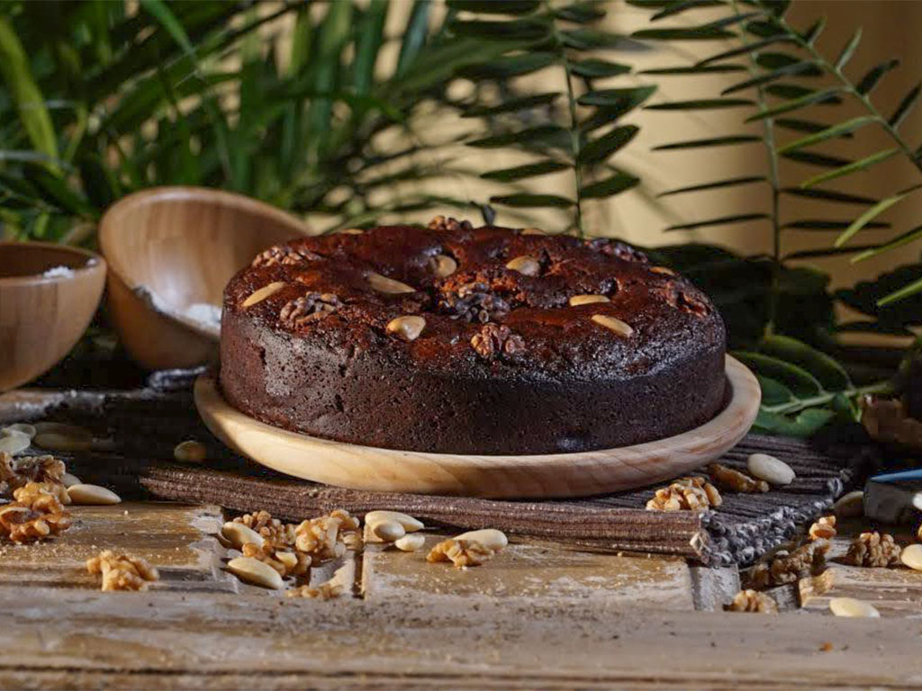 Tradiční koláč z cukrové třtiny bolo de mel
