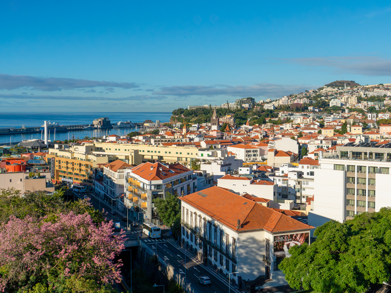 Funchal je hlavním a největším městem Madeiry
