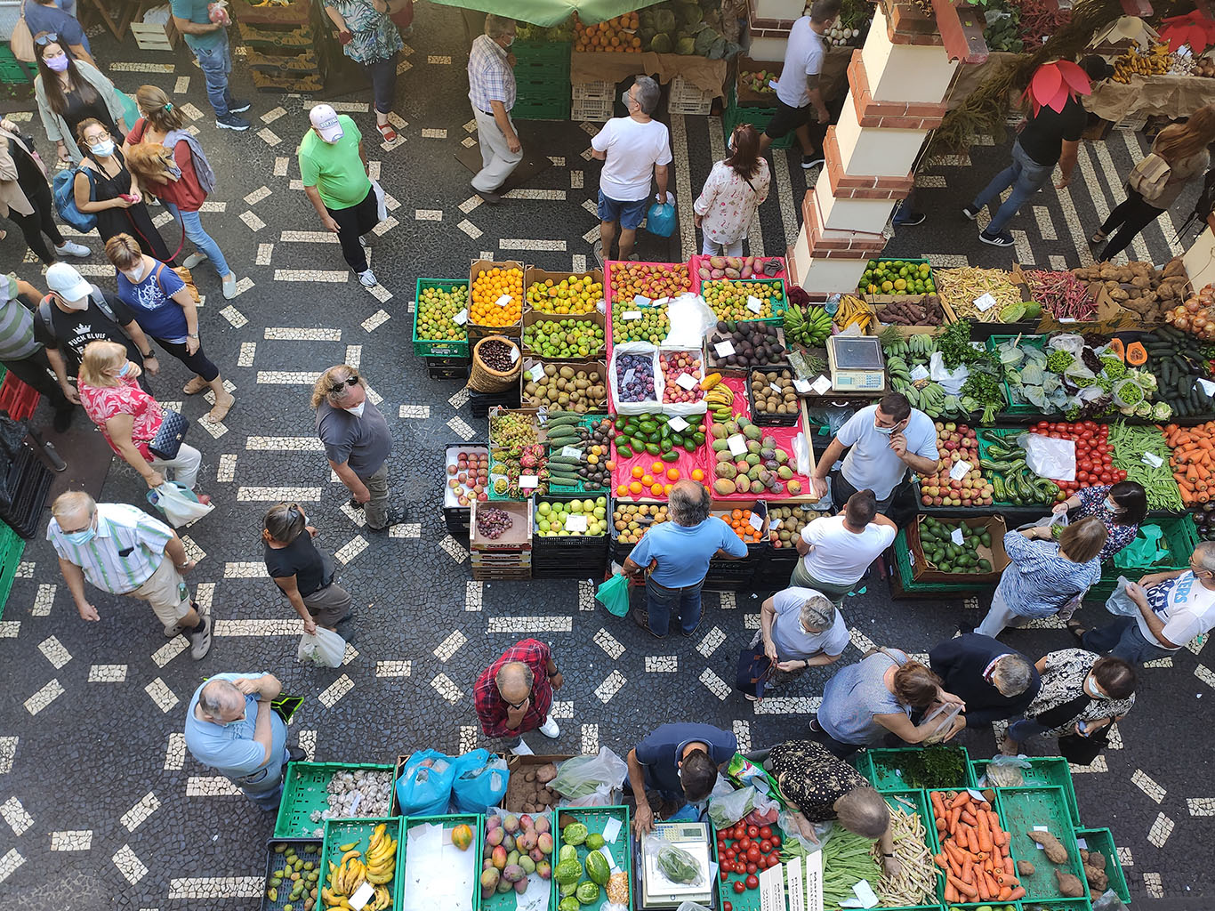 Hlavní funchalská tržnice Mercado dos Lavradores